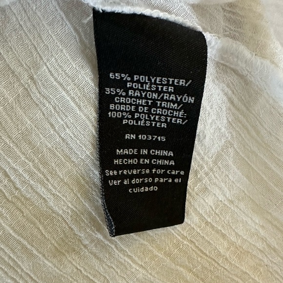 Zac and Rachel White Gauze Top - Picture 2 of 3